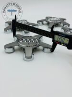 Set of 4 Grey AUDI Alloy Wheel Center Caps 135mm, Grey Center Hub Caps for AUDI 135mm - Image 2