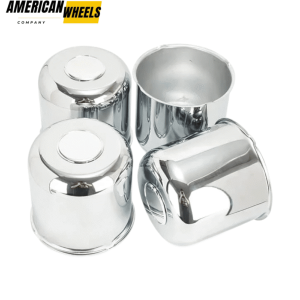 5.12in Push Through Center Hub Caps for 5.12in Trailer Truck Center Hole 4.49in Tall - 20274369 - Image 2