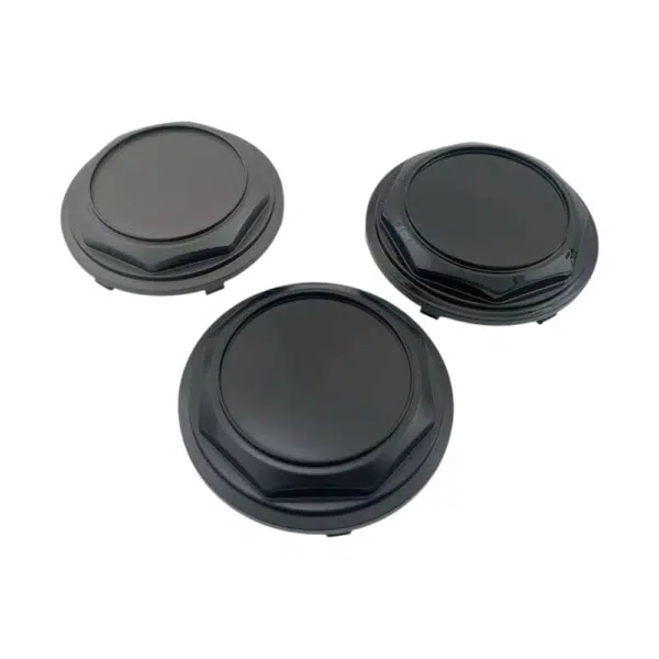 4pcs Set 104mm Hex Type Snap On Black Wheel Center Caps – C-A91 - Image 6