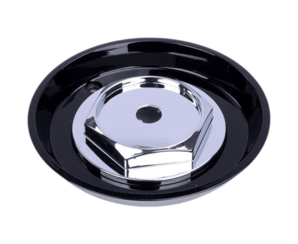 4pcs Set 151.8mm Snap On Black + Chrome Wheel Center Hub Caps – C013001 - Image 6