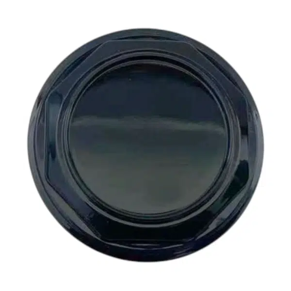 4pcs Set 76mm Hex Shape Blank Snap On Black Wheel Center Caps – C-A91-1 - Image 2