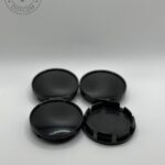 60mm Gloss Black Universal Wheel Center Caps