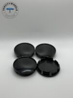 60mm Gloss Black Universal Wheel Center Caps