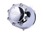 4pcs Set 135.9mm Snap On Matte Black Ultra Wheel Push Through Center Caps – C800901 - Image 5