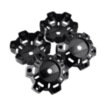 4pcs Set PCD 138mm Snap On Satin Black Wheel Hub Center Caps No Logo – C-088 - Image 5