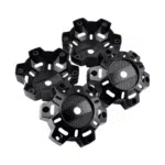 4pcs Set PCD 138mm Snap On Satin Black Wheel Hub Center Caps No Logo – C-088 - Image 5