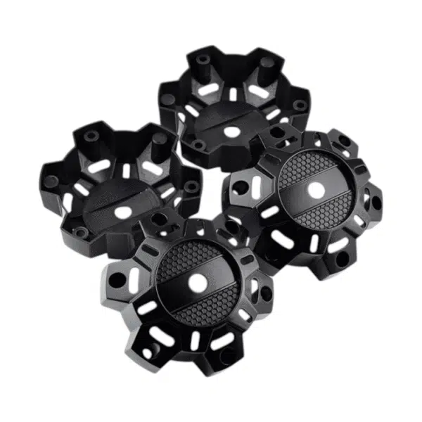 4pcs Set PCD 138mm Snap On Satin Black Wheel Hub Center Caps No Logo – C-088 - Image 5