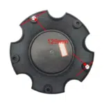 4pcs Set 149mm Snap On 5×150 Black Wheel Center Caps – C-A67-6 - Image 7