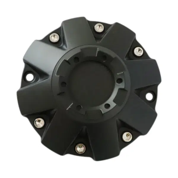 4pcs Set 180mm Snap On Black Wheel Center Caps – C806806 - Image 2