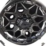 4pcs Set PCD 138mm Snap On Satin Black Wheel Hub Center Caps No Logo – C-088 - Image 6