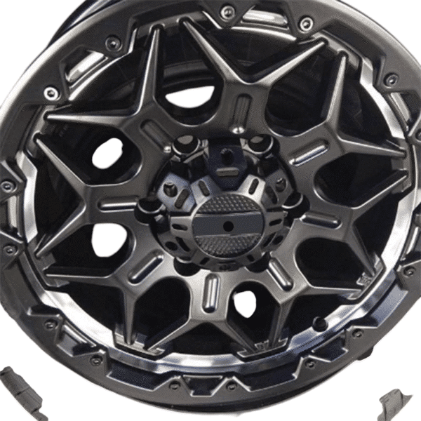 4pcs Set PCD 138mm Snap On Satin Black Wheel Hub Center Caps No Logo – C-088 - Image 6