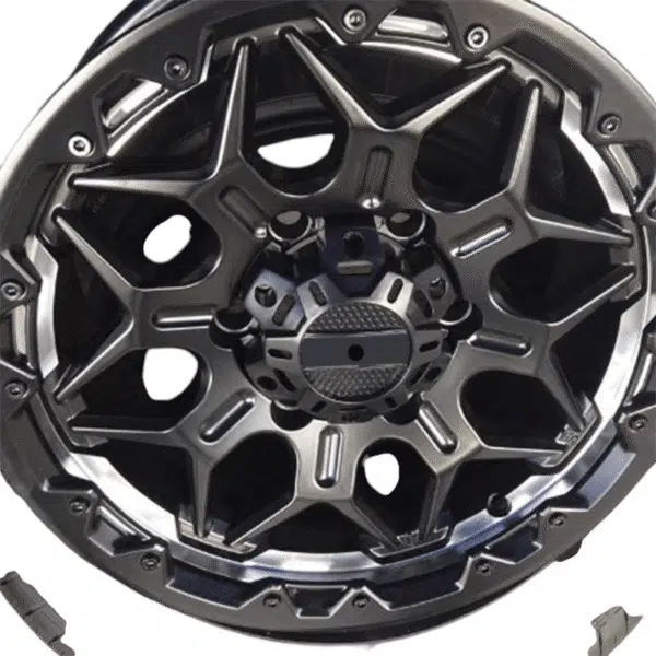 4pcs Set PCD 138mm Snap On Satin Black Wheel Hub Center Caps No Logo – C-088 - Image 6