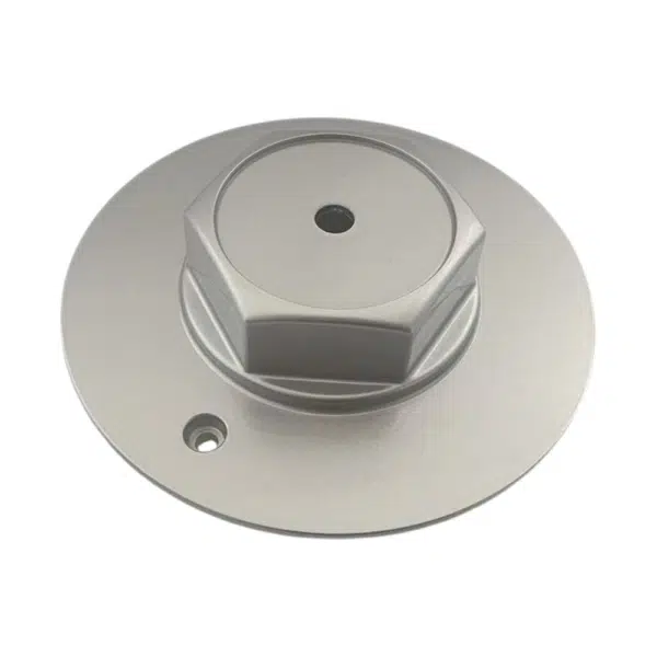 4pcs Set 160mm Snap On Hex Shape Silver Wheel Center Caps – C-A114 - Image 2