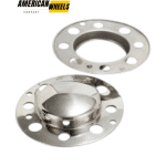 Fit Some Front Dually Alcoa Eagle Alloys 8 LUG Wheel Center Caps 4.9in Shaft Base Diameter - 20274351CH