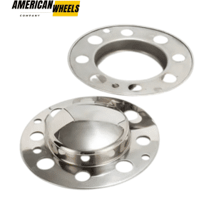 Fit Some Front Dually Alcoa Eagle Alloys 8 LUG Wheel Center Caps 4.9in Shaft Base Diameter - 20274351CH