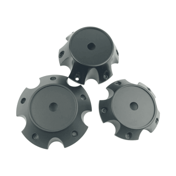 4pcs Set 127/135/150mm Snap On Black Offroad Wheel Center Caps No Logo – MCD8406YA01 / MCD8406YA02 / MCD8406YA03 - Image 2