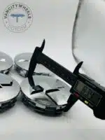 Set Of 4 Chevrolet Chrome Alloy Wheel Center Caps 83mm, Center Hub Caps Chevrolet 83mm - Image 4