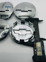 Set Of 4 Chevrolet Chrome Alloy Wheel Center Caps 83mm, Center Hub Caps Chevrolet 83mm - Image 3