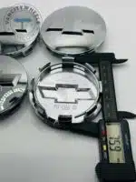 Set Of 4 Chevrolet Chrome Alloy Wheel Center Caps 83mm, Center Hub Caps Chevrolet 83mm - Image 3