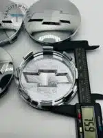 Set Of 4 Chevrolet Chrome Alloy Wheel Center Caps 83mm, Center Hub Caps Chevrolet 83mm - Image 2