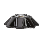 4pcs Set 208.5mm Snap On Offroad Plastic Wheel Center Caps Matte Black with Chrome Logo – C-052-3 - Image 4