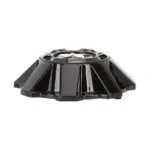 4pcs Set 208.5mm Snap On Offroad Plastic Wheel Center Caps Matte Black with Chrome Logo – C-052-3 - Image 4