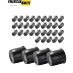 5.15in Push Through Center Caps & 9/16"-18 Lug Nuts for Trailer Truck RV Rims Center Bore - 20274420=[74035+12232x8] - Image 2