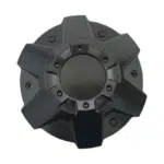 4pcs Set 195.7mm Snap On Black 6 Lug No Logo Offroad Wheel Center Cap – C-054 - Image 2