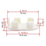 RhinoTuning 4pcs 75mm（2.93in）Wheel Center Hub Caps for O.Z Racing Benz Wheel Rims M608 #81310409 - 20213945OW - Image 5