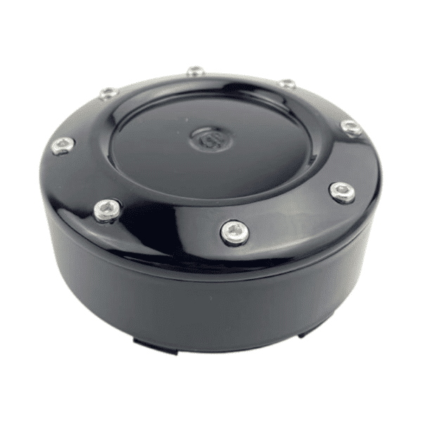 4pcs Set 102.6mm Snap On Gloss Black Wheel Center Caps 6 Lug No Logo – C813602 - Image 5