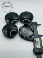 Set Of 4 Dodge Gloss Black Alloy Wheel Center Caps 63mm, Center Hub Caps Dodge 63mm - Image 4