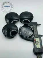 Set Of 4 Dodge Gloss Black Alloy Wheel Center Caps 63mm, Center Hub Caps Dodge 63mm - Image 4