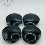 Set Of 4 Dodge Gloss Black Alloy Wheel Center Caps 63mm, Center Hub Caps Dodge 63mm