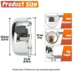 Eagle Alloys 8 Lug Wheel Rim Center Caps 3175-06 AEWC 3175 133mm 5.23in - 20272070 - Image 6