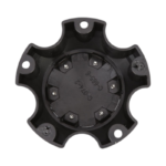 4pcs Set 5x114.3 Snap On Black and Red Offroad Wheel Center Caps – C-665-6/C-074-2 - Image 3