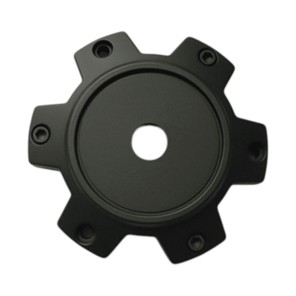 4pcs Set 141mm Snap On Matte Black ABS Wheel Center Caps 6 Lug – C-727 - Image 3