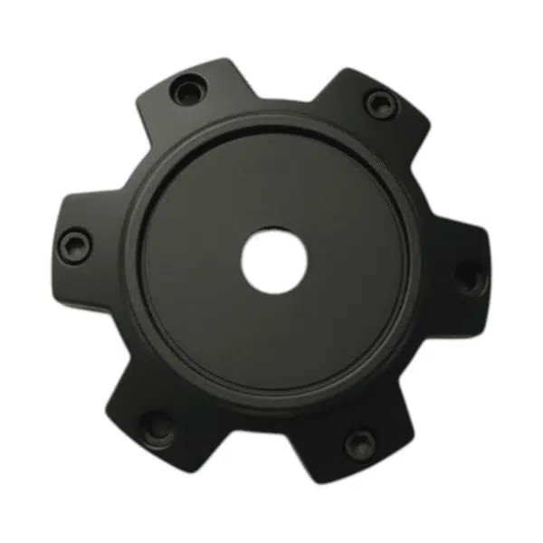 4pcs Set 141mm Snap On Matte Black ABS Wheel Center Caps 6 Lug – C-727 - Image 3