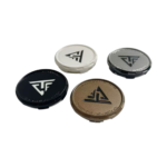 4pcs Set 64mm Snap On New Customized White Wheel Center Caps – C-101-10 - Image 4