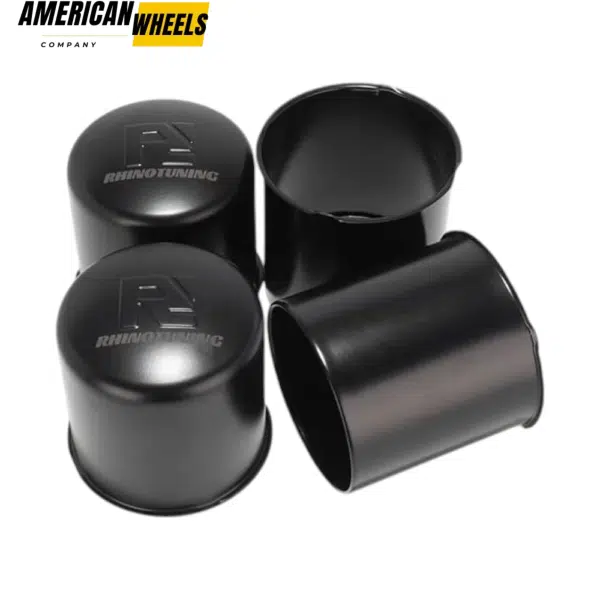 4.25in Stainless Push Thru Center Caps 2 Close 2 Open Combo for Trailer Rim Center Hole - 20274374=[74365+74332]x2 - Image 3