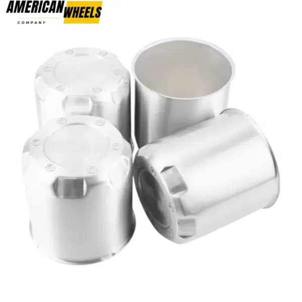 Aluminum Wheel Center Caps for 3.27" / 4.25" / 5.15" Bore - 20274301SVx2 - Image 2