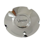 4pcs Set 177mm Snap On J5077 24 Inch Venice Chrome Wheels Center Caps – C-5077-2410 - Image 2