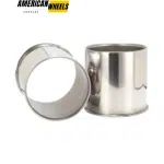 2pcs 4.9in Stainless Opened Push-Thru Front Wheel Center Caps for 4.9in Bore, 4.8in Height - 20274359 - Image 5