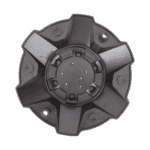 4pcs Set 196 / 225mm Snap On Black Offroad Wheel Center Hub Caps – C-052 - Image 2