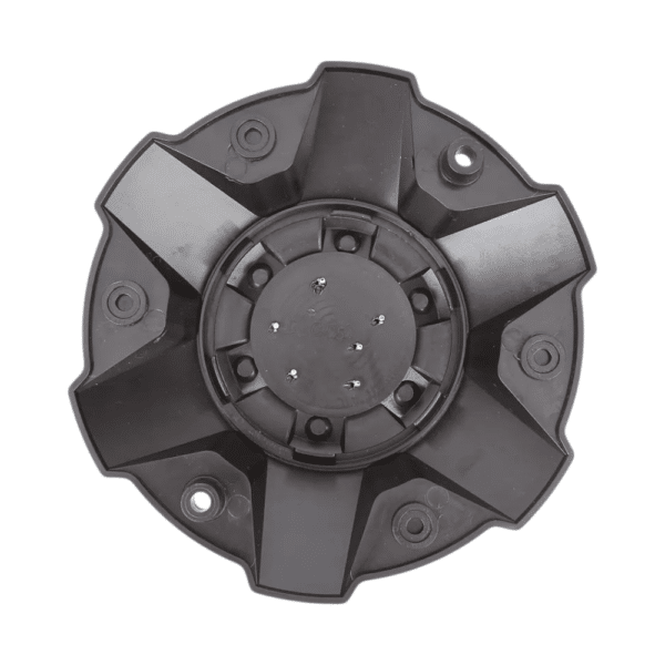 4pcs Set 196 / 225mm Snap On Black Offroad Wheel Center Hub Caps – C-052 - Image 2