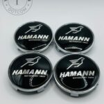 Hamann Motorsport 68mm Black Wheel Center Caps