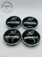 Hamann Motorsport 68mm Black Wheel Center Caps