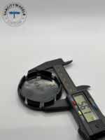 Infiniti 60mm Black & Chrome Wheel Center Caps - 4pc Premium Set - Image 2