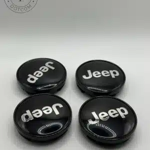 Jeep 60mm Black Wheel Center Caps