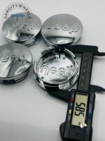 Set Of 4 Jeep Chrome Alloy Wheel Center Caps 63mm, Center Hub Caps For Jeep 63mm - Image 4