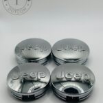 Set Of 4 Jeep Chrome Alloy Wheel Center Caps 63mm, Center Hub Caps For Jeep 63mm